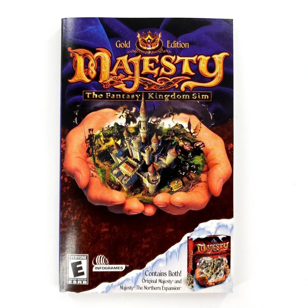 Majesty: Gold Edition Jewel Case (PC, 2002) w/ Manual Brand New Factory Sealed